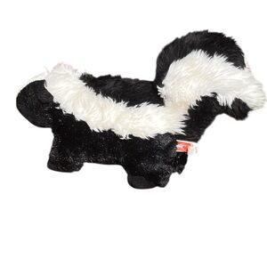 Wild Republic Cuddlekin Black And White Soft Plush Skunk